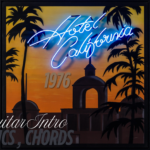Eagle band poster- Hotel california lyrics chords with intro
